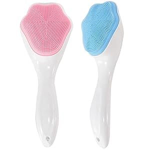 Silicone Face Scrubber – Exfoliating Facial Cleansing Brush for Pores & Blackhead Removal